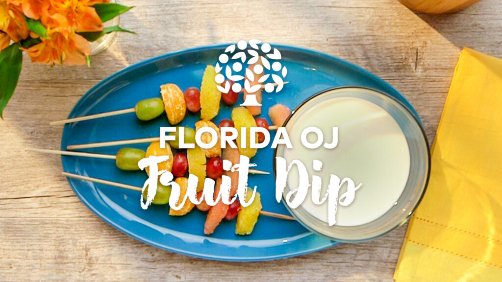 Florida Orange Juice Fruit Dip