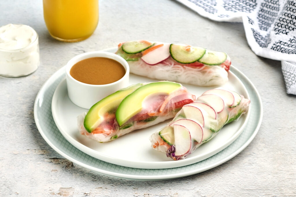 Florida Orange Juice Summer Rolls