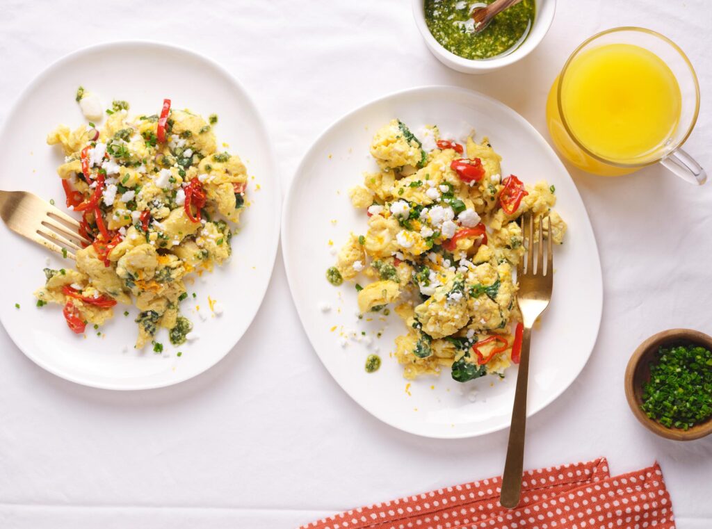 Florida Orange Juice Soft Scrambled Eggs